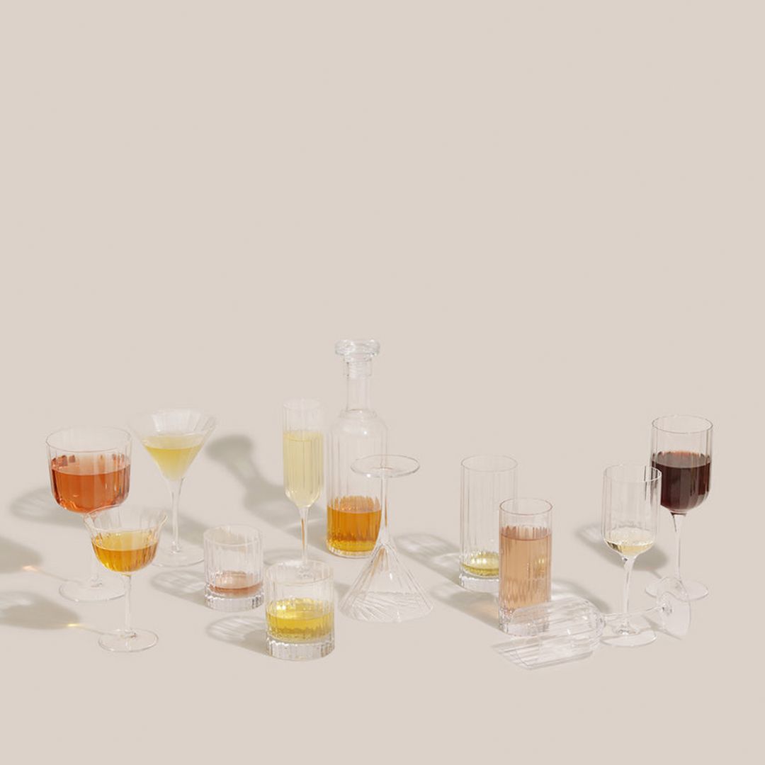 Stria Gin Tumblers Glass | Glassware