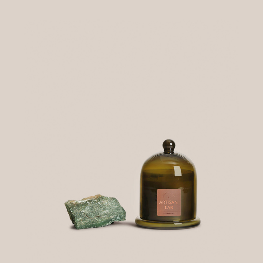 Aventurine Candle | Fragrance Crystal Candle