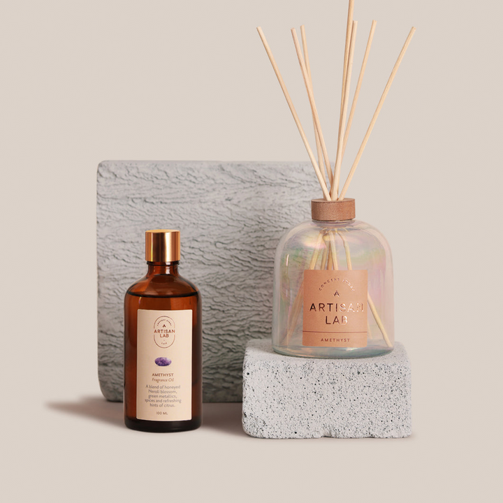 Amethyst Diffuser Set | Home Fragrance