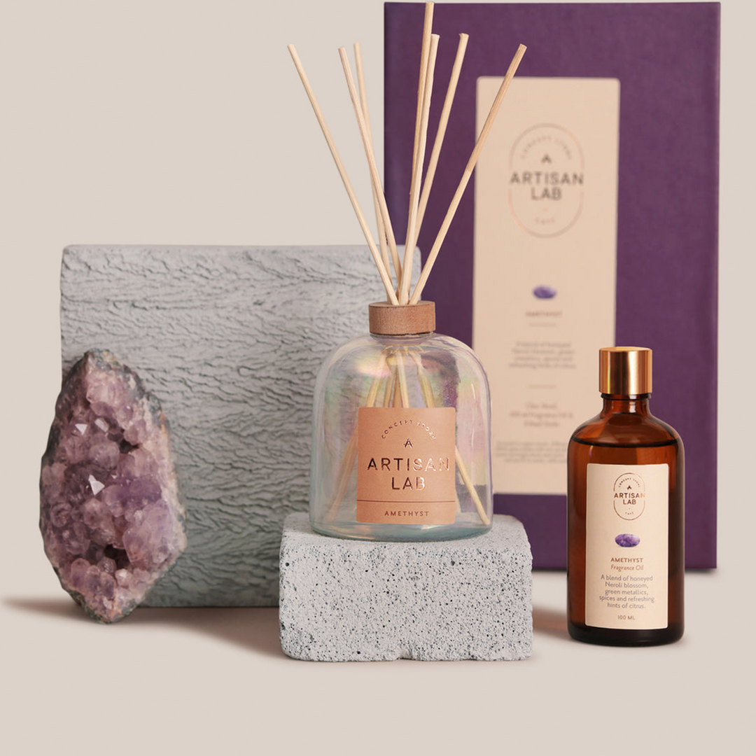 Amethyst Diffuser Set | Home Fragrance