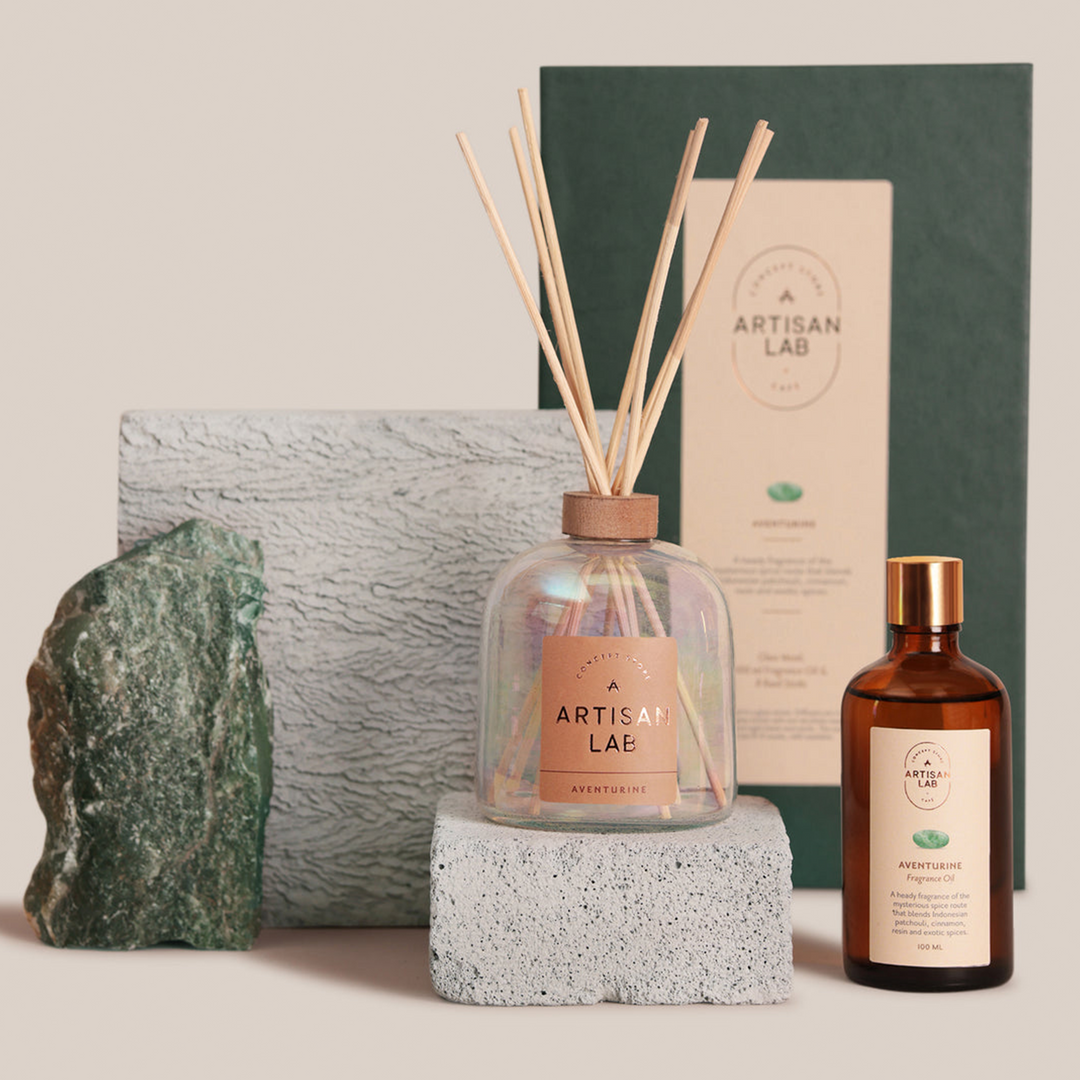 Aventurine Diffuser Set | Home Fragrance