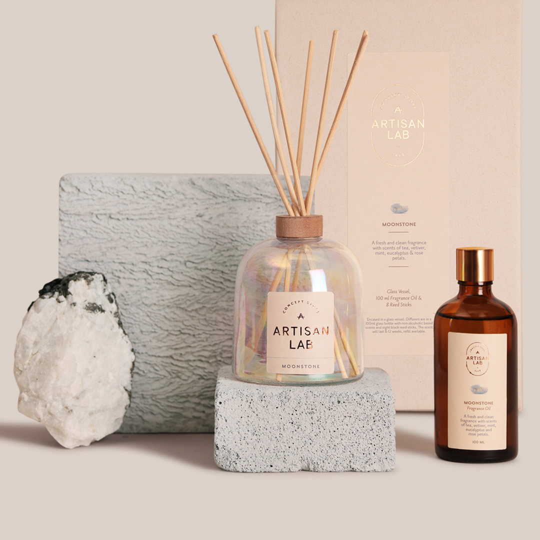 Moonstone Diffuser Set | Home Fragrances