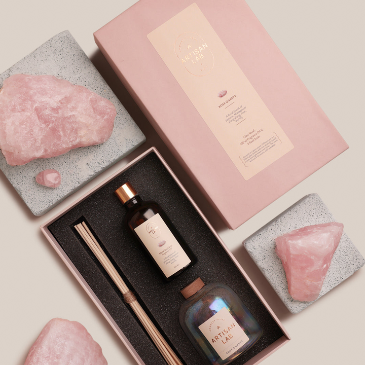 Rose Quartz Diffuser Set | Home Fragrances