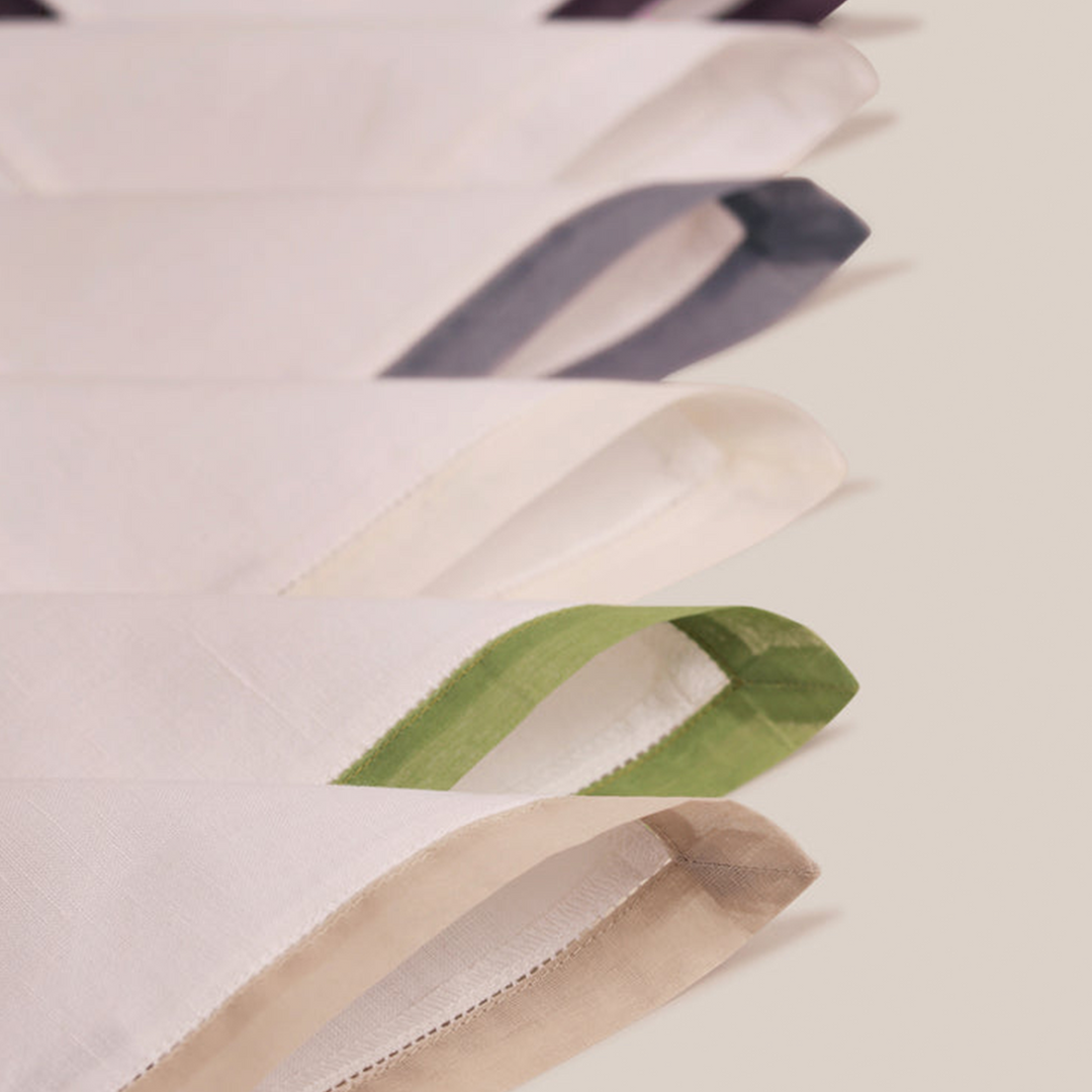 Sand Organdi Cocktail Napkin | Table Linen