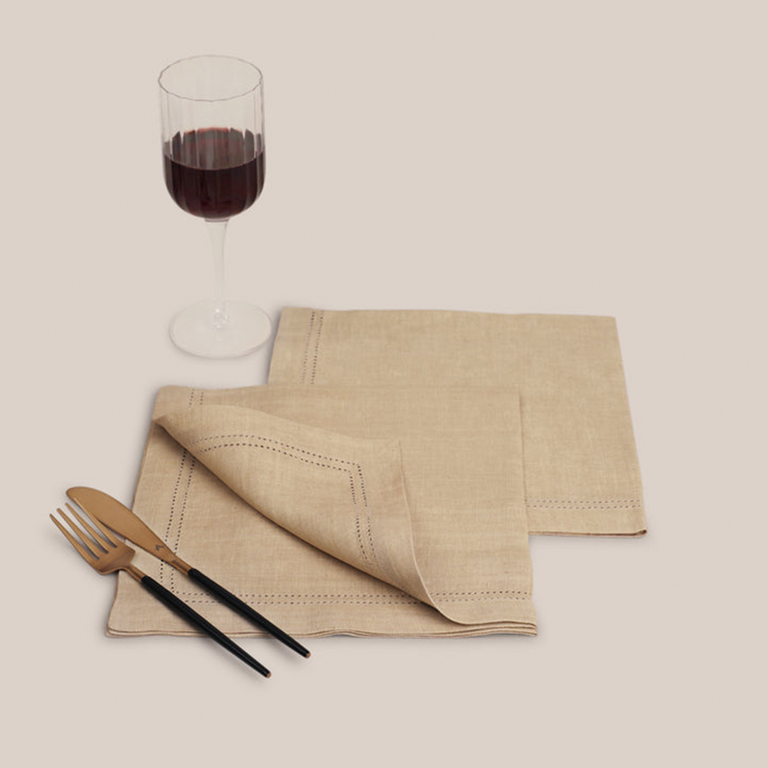 Beige Lino Dinner Napkin | Table Linen