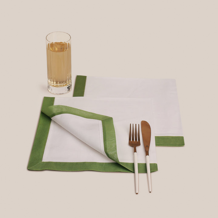 Green Organdi Dinner Napkin | Table Linen