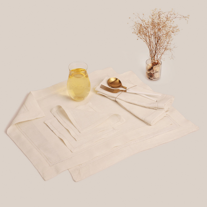 Off White Lino Placemat | Table Linen