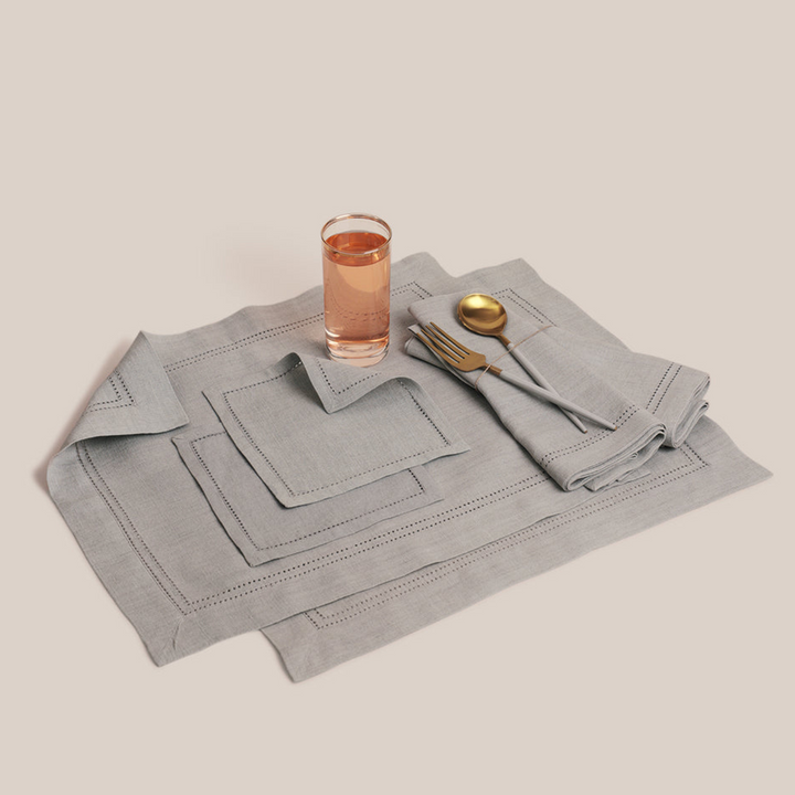 Grey Lino Placemat | Table Linen