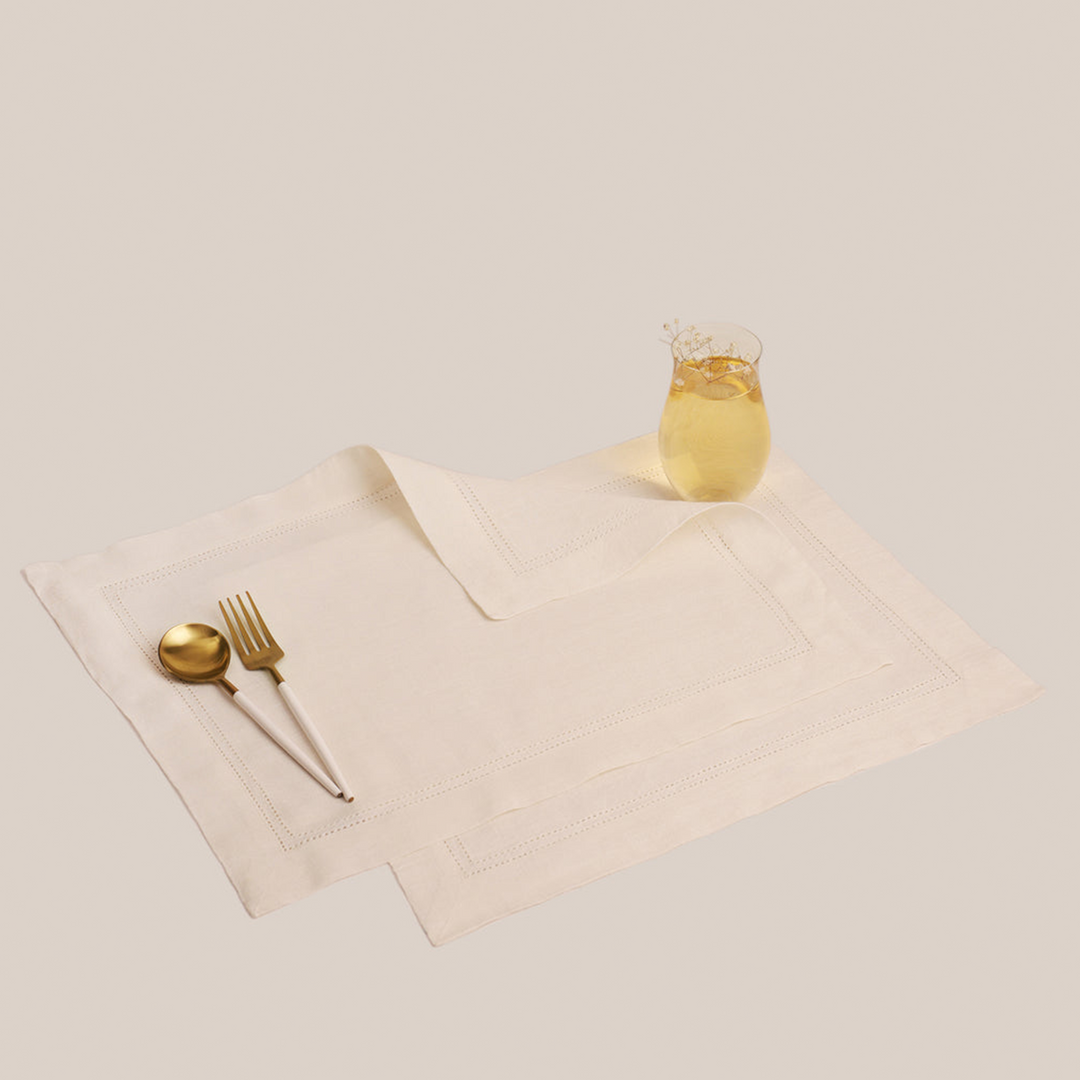 Off White Lino Placemat | Table Linen