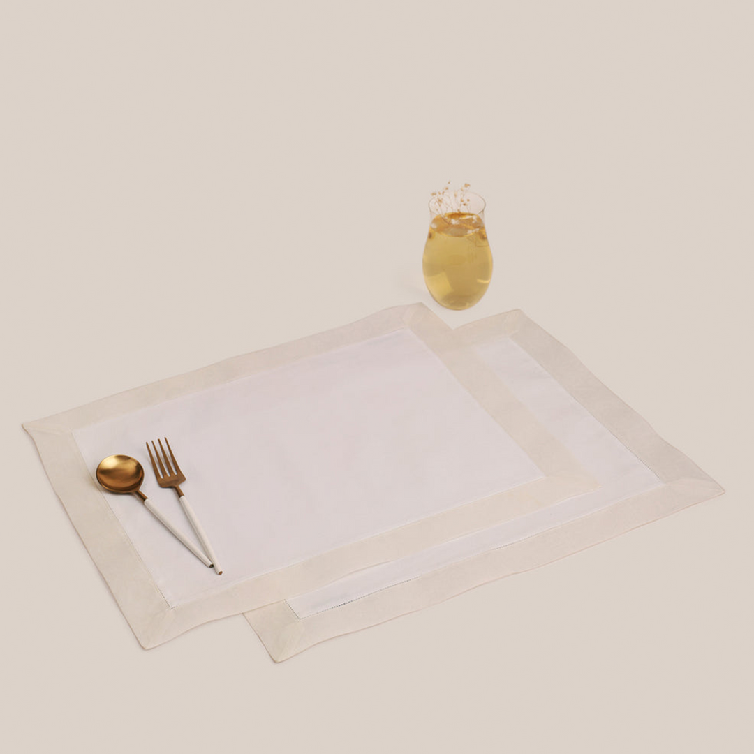 Ivory Organdi Placemat | Table Linen