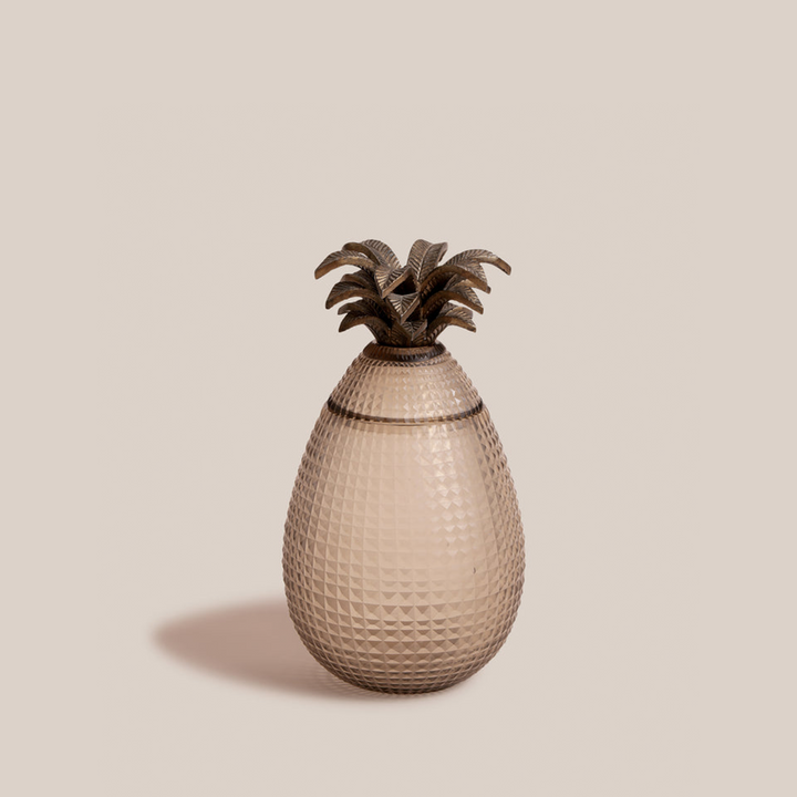 Pineapple Glass Jar | Decor Accents