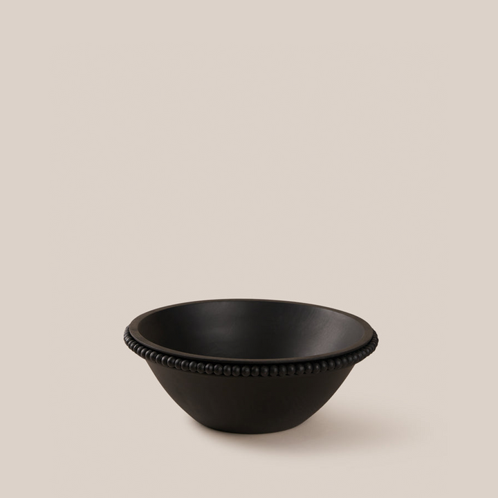 Perola Wooden Bowl - Black | 32*11.5 CM | Tableware