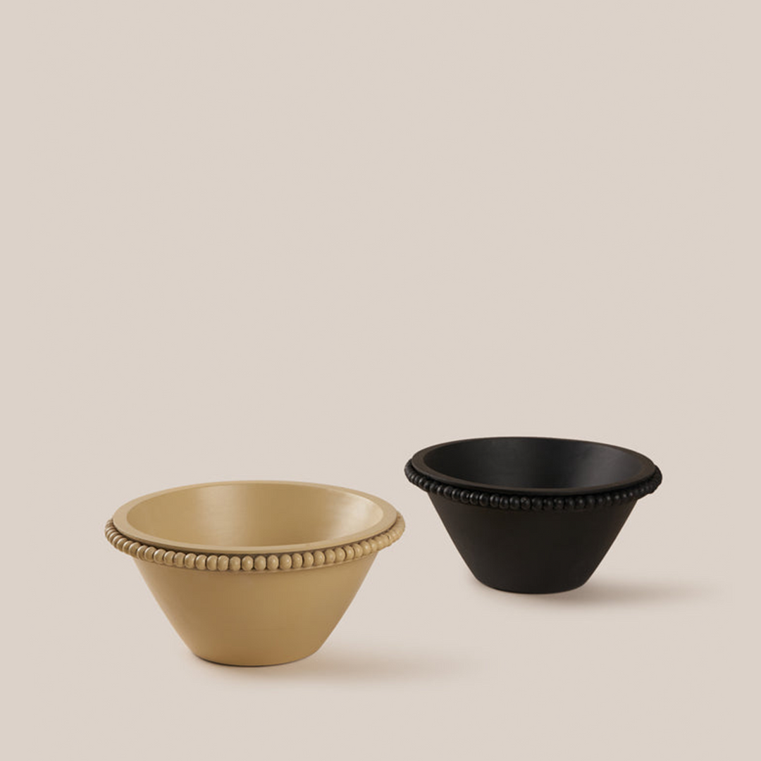 Perola Wooden Bowl - Black | 27*11.5 CM | Tableware