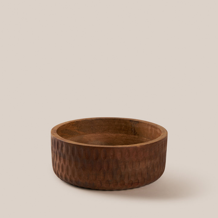 Brown Africana Wooden Bowl | Tableware | 26*9.5 CM