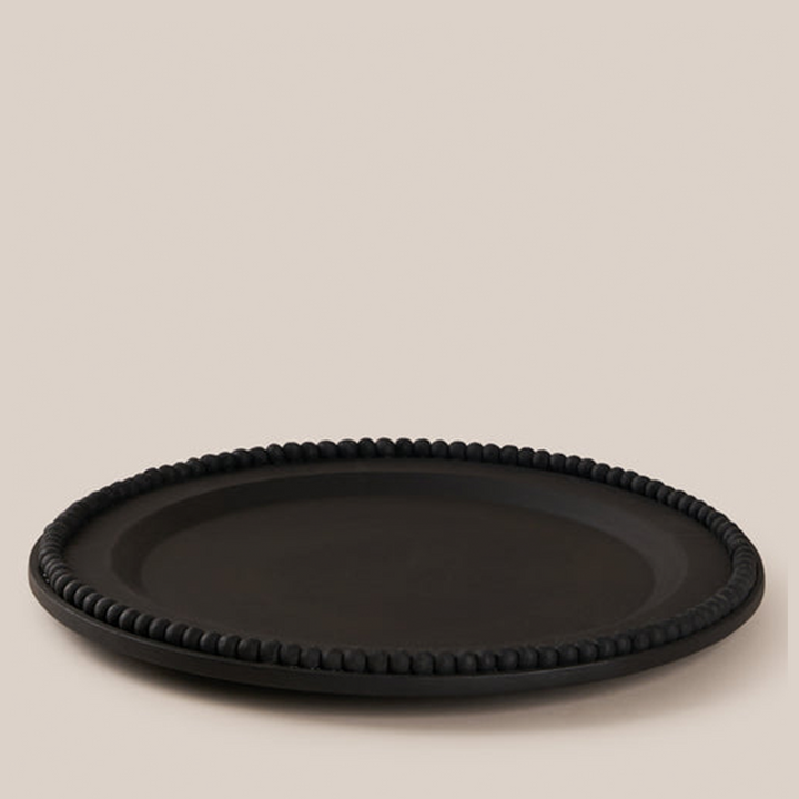 Perola Charger Plate- Black