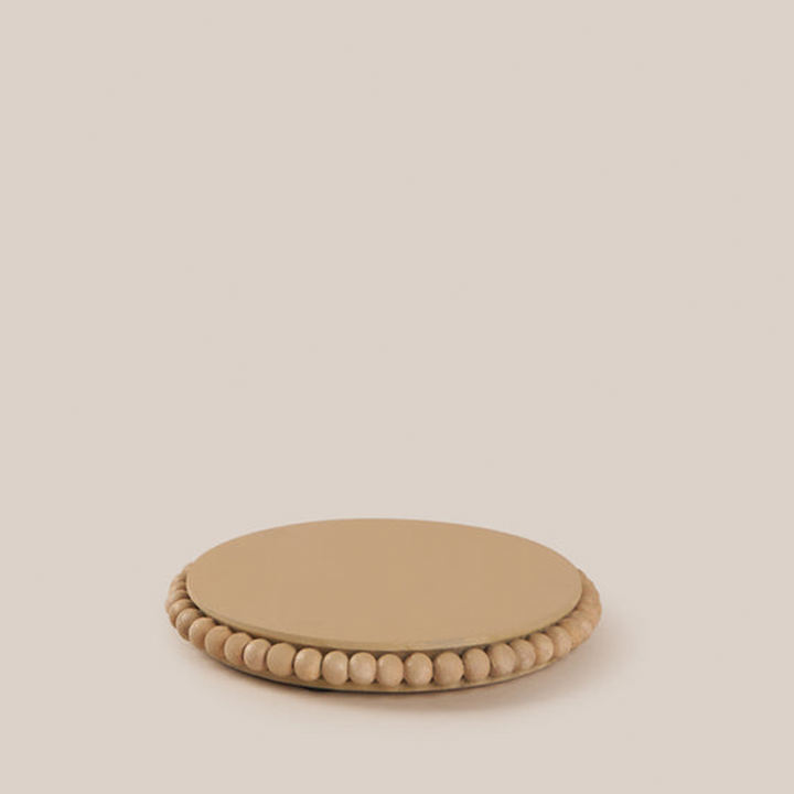 Perola Coasters-Beige - Set of 4