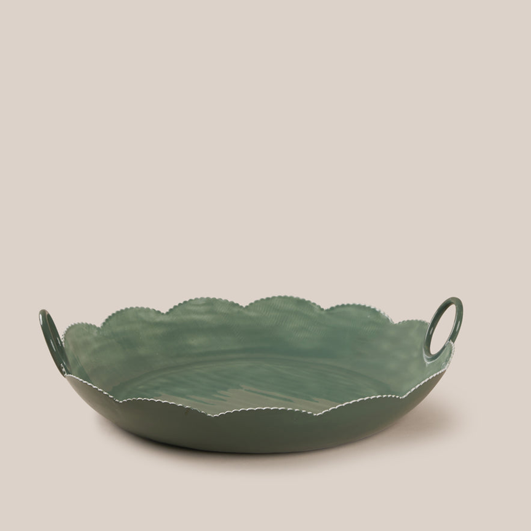 Flower Platter - Green | Tableware