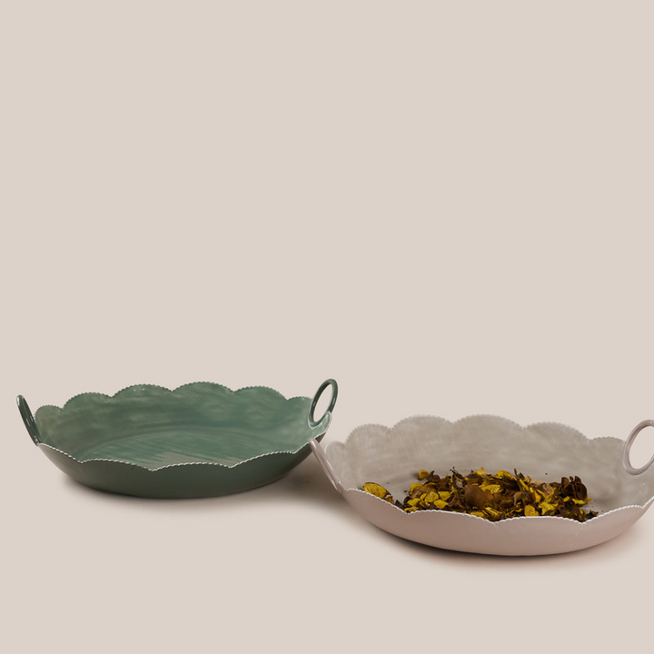 Flower Platter - Green | Tableware