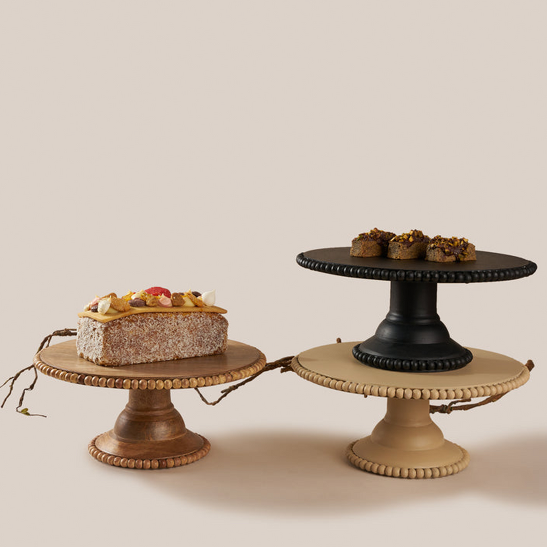 Perola Cake Stand- Black