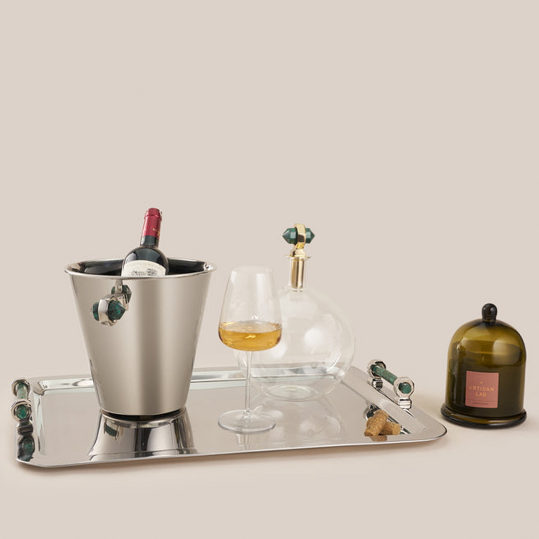 Malachite Champagne Bath | Drinkware & Bar