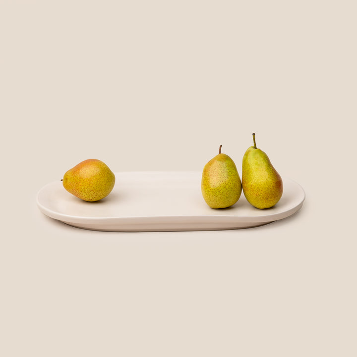 Ivory Gaia Oblong Tray | Tableware