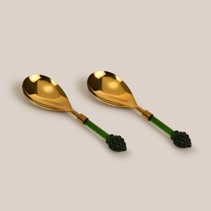 Artichoke Serving Spoon (Green) | Tableware