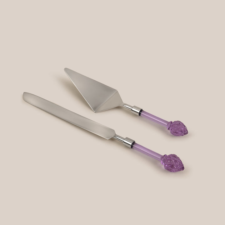 Artichoke Cake Server(Purple) | Tableware