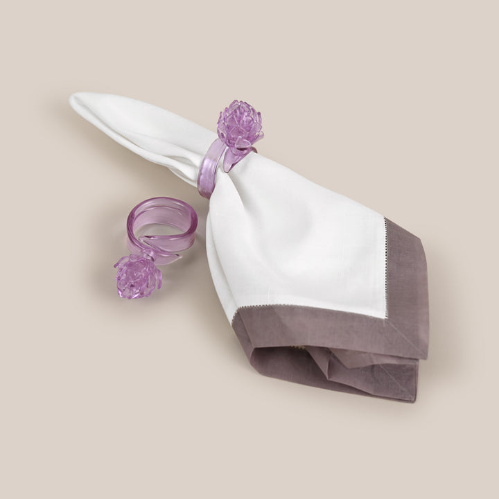 Artichoke Napkin Rings (Purple) | Tableware