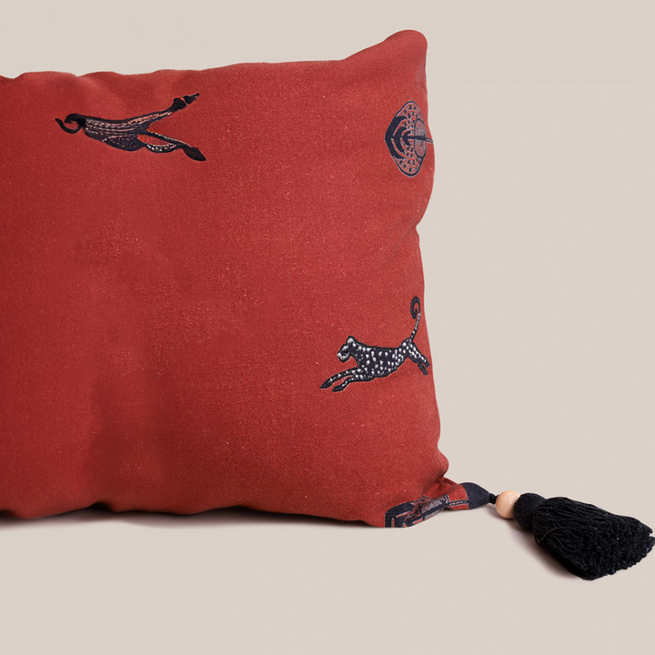 Pardus Cushion Cover - Rust | Decor Accents