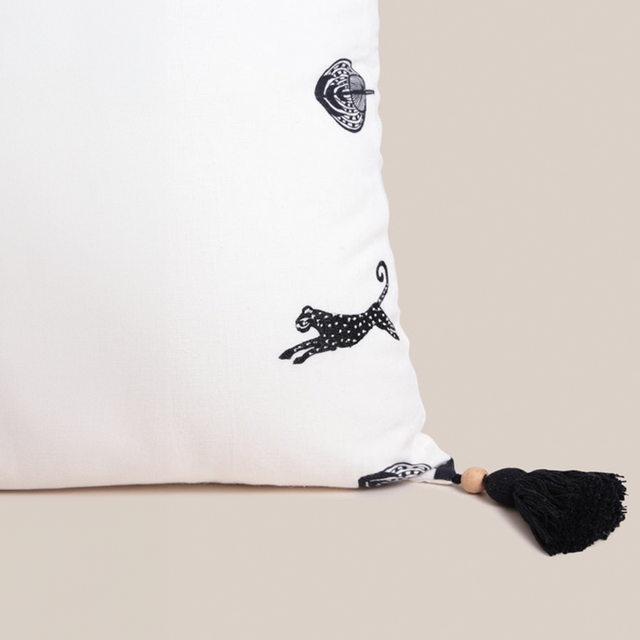 Pardus Cushion Cover - White | Decor Accents