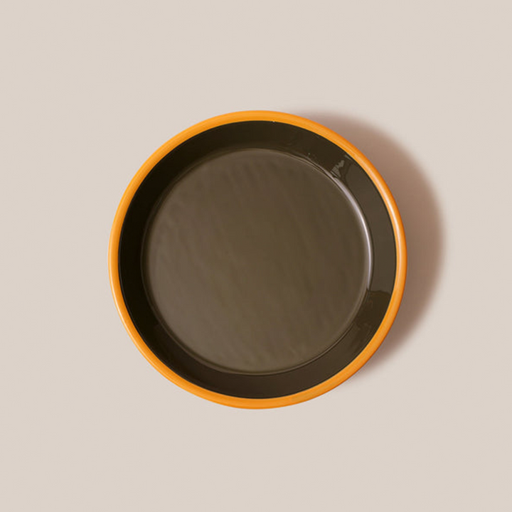 Amari Pedestal Platter Olive Green - M | Tableware