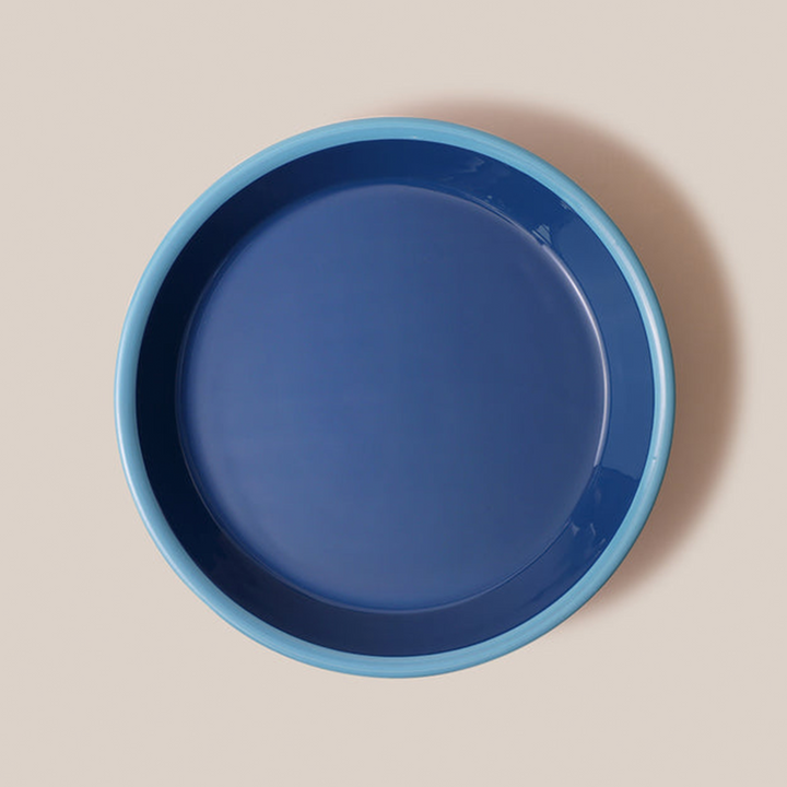 Amari Pedestal Platter Blue - M | Tableware