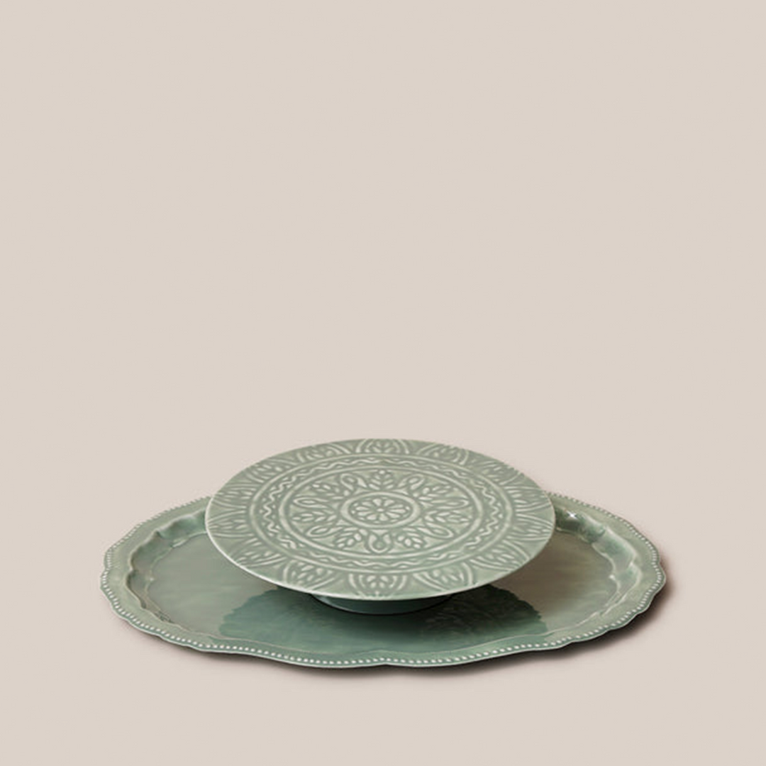 Sea Green Deep Sea Tray | Tableware