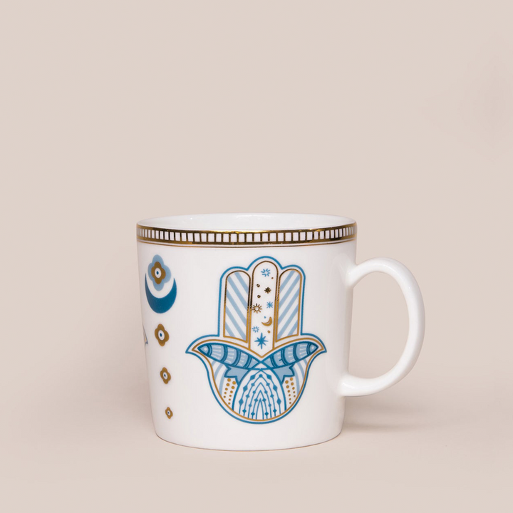 Hand of Fatima Mug (Set of 2) | Tableware