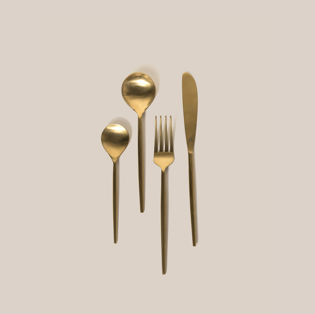 Gold Grazia Flatware | Tableware