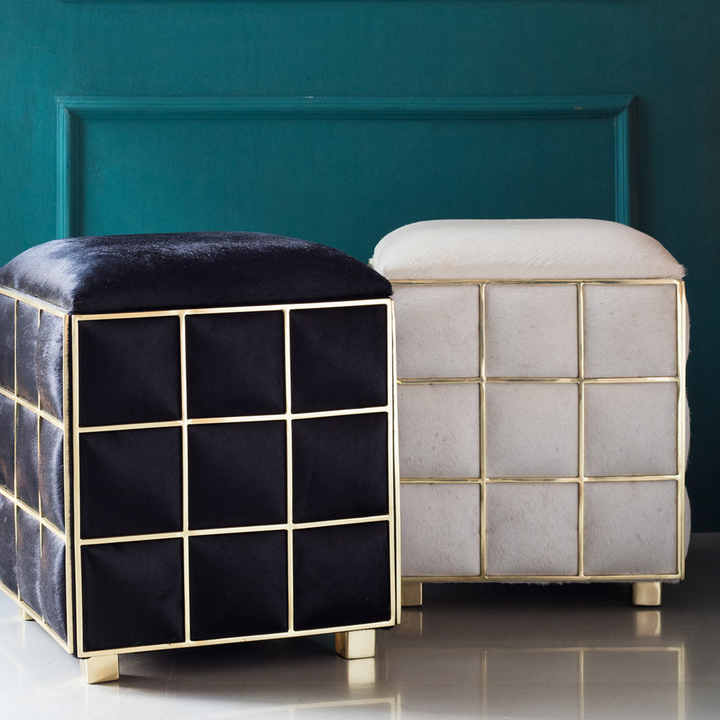 Rubik Hairon Pouf | Furniture
