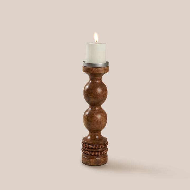 Perola Candle Stand- Natural