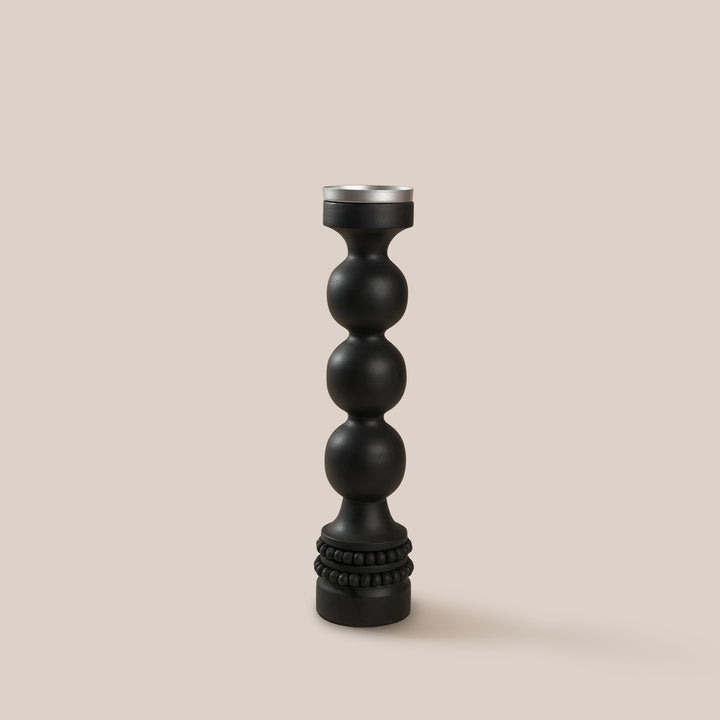 Perola Candle Stand - Black