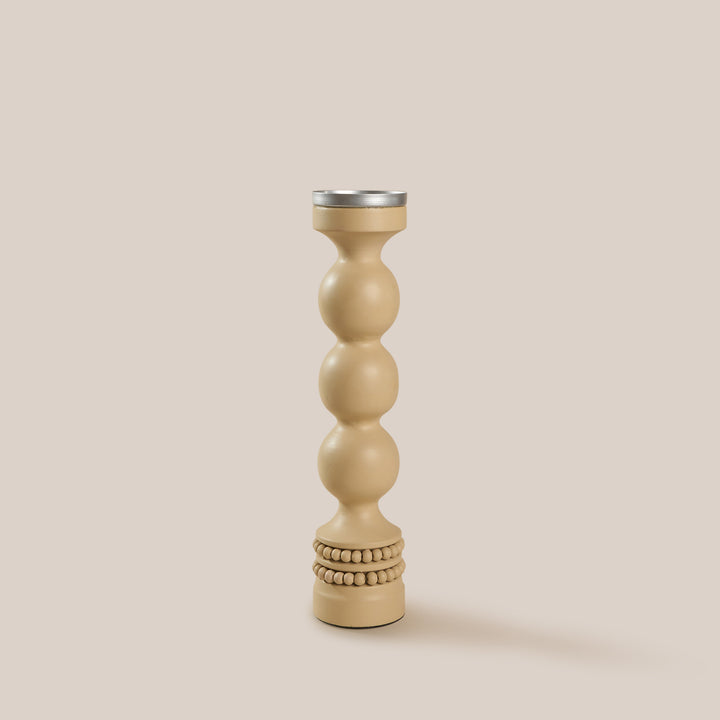 Perola Candle Stand- Beige