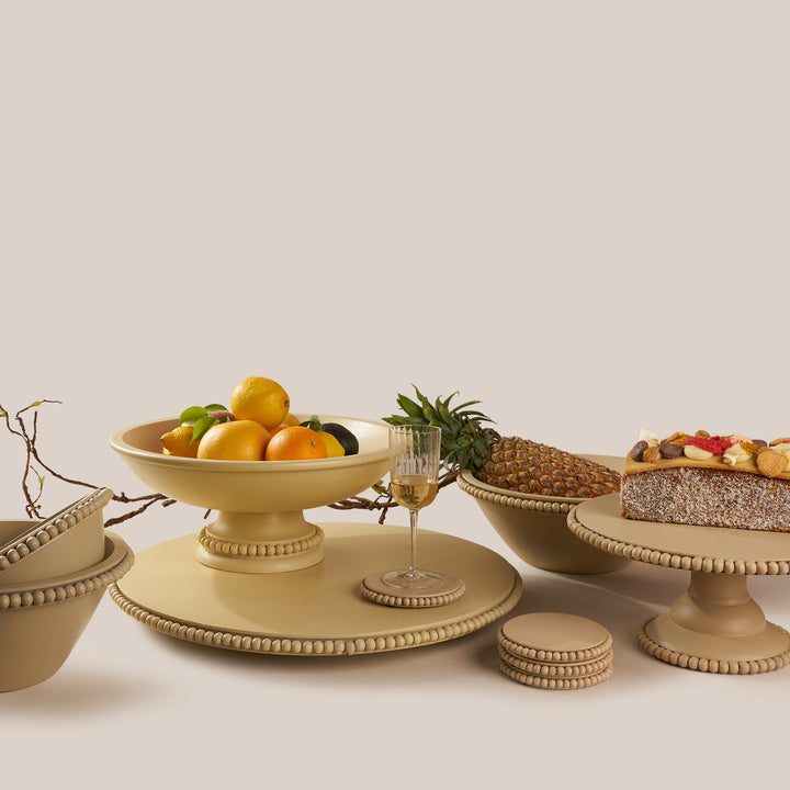 Perola Lazy Susan- Beige