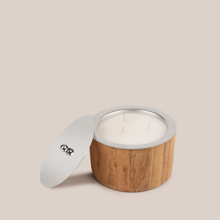 Teak Wood - Branch Candle With Lid | Soywax Candles