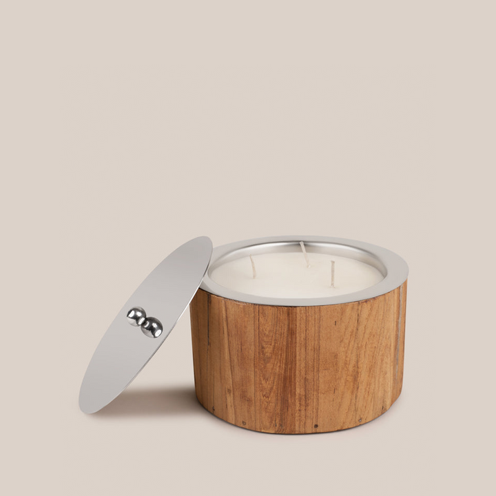 Teak Wood - Branch Candle With Lid | Soywax Candles