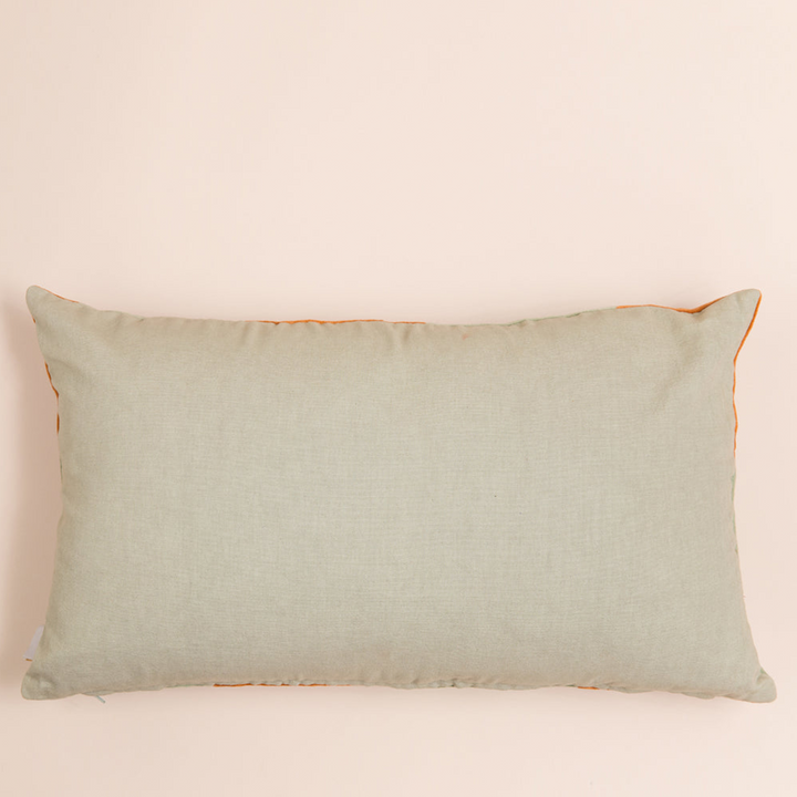 Carnival Cushion Cover - Aqua/Rust | Decor Accents